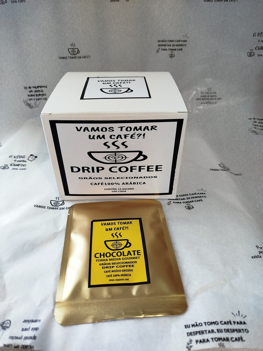 Drip coffee chocolate Vamos Tomar Um Café