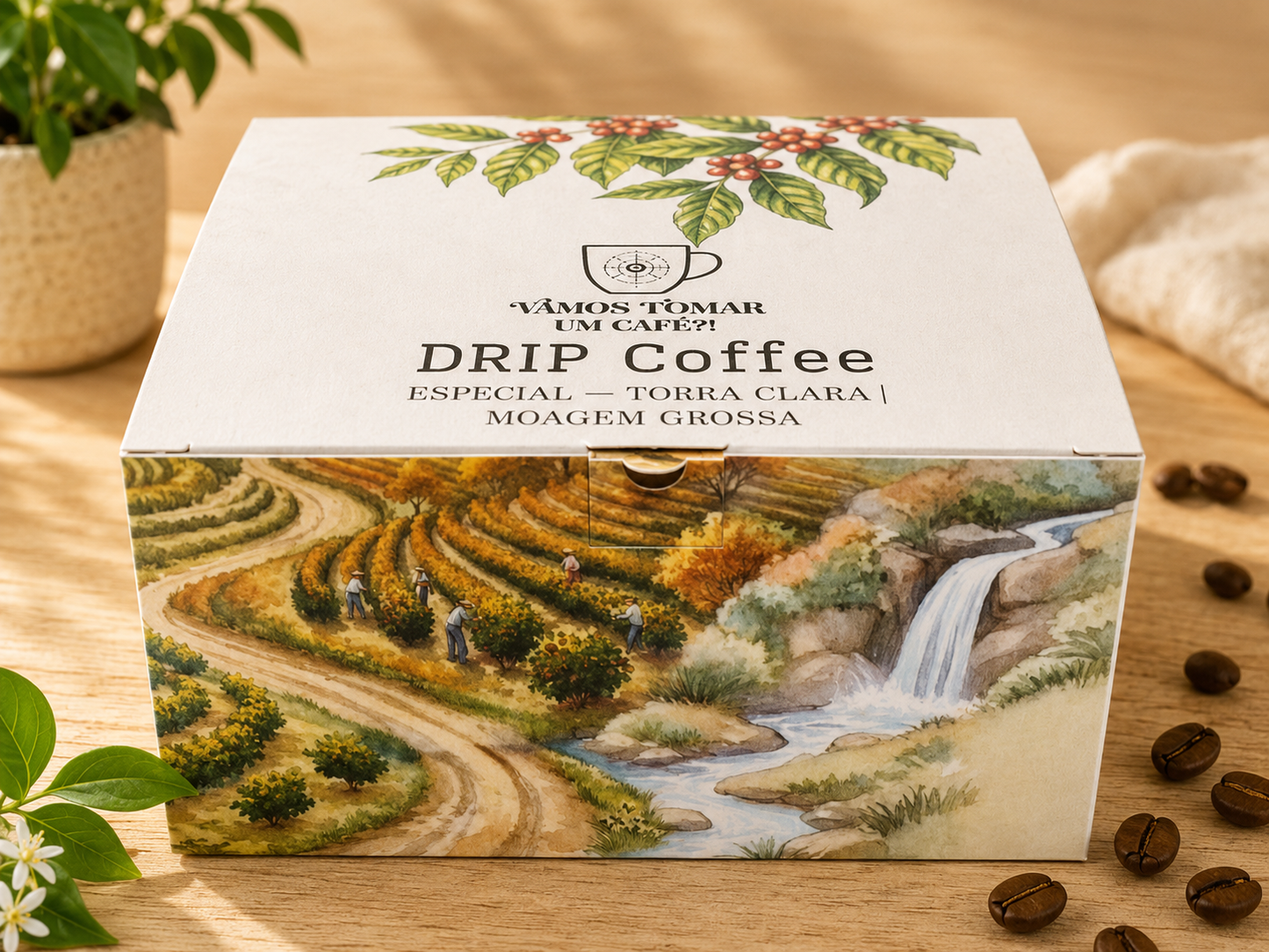 Drip coffee especial 10 unidades Vamos Tomar Um Café