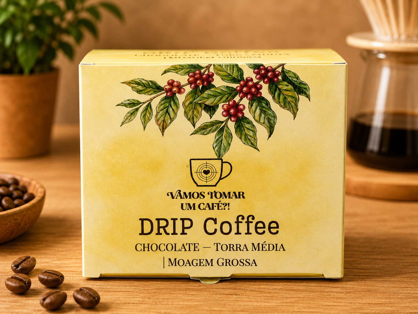 Drip coffee chocolate 10 unidades Vamos Tomar Um Café