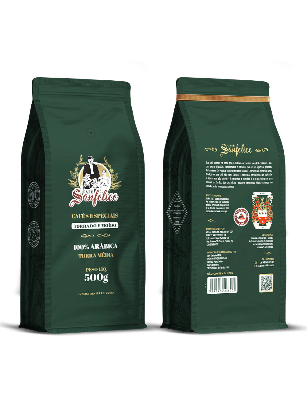 CAFÉ SANFELICE MOÍDO 500G
