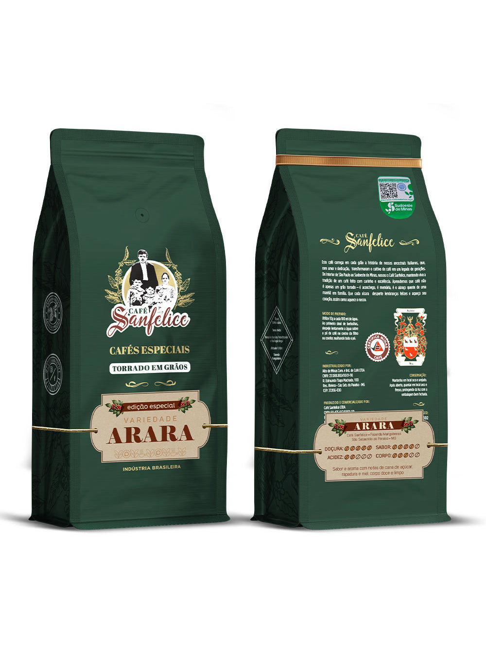 CAFÉ ARARA EM GRÃOS 500G EDIÇÃO ESPECIAL