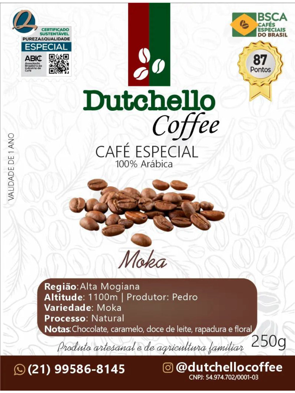 Café Dutchello MOKA 250g