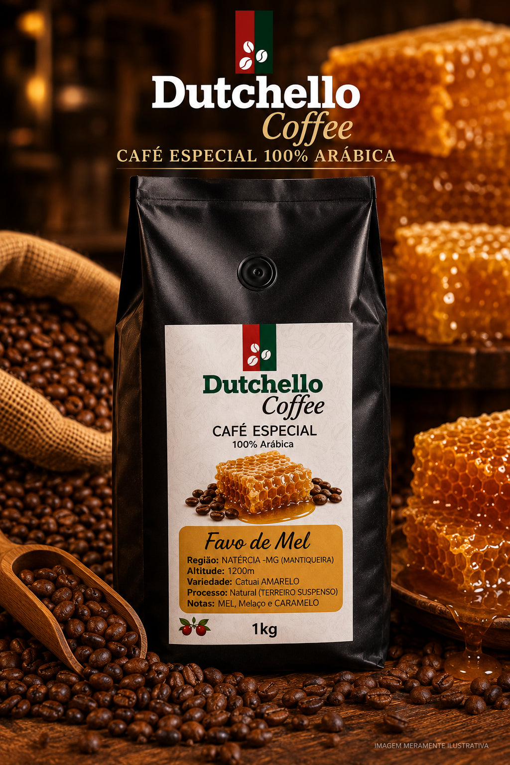 Café Dutchello Favo de Mel 1Kg