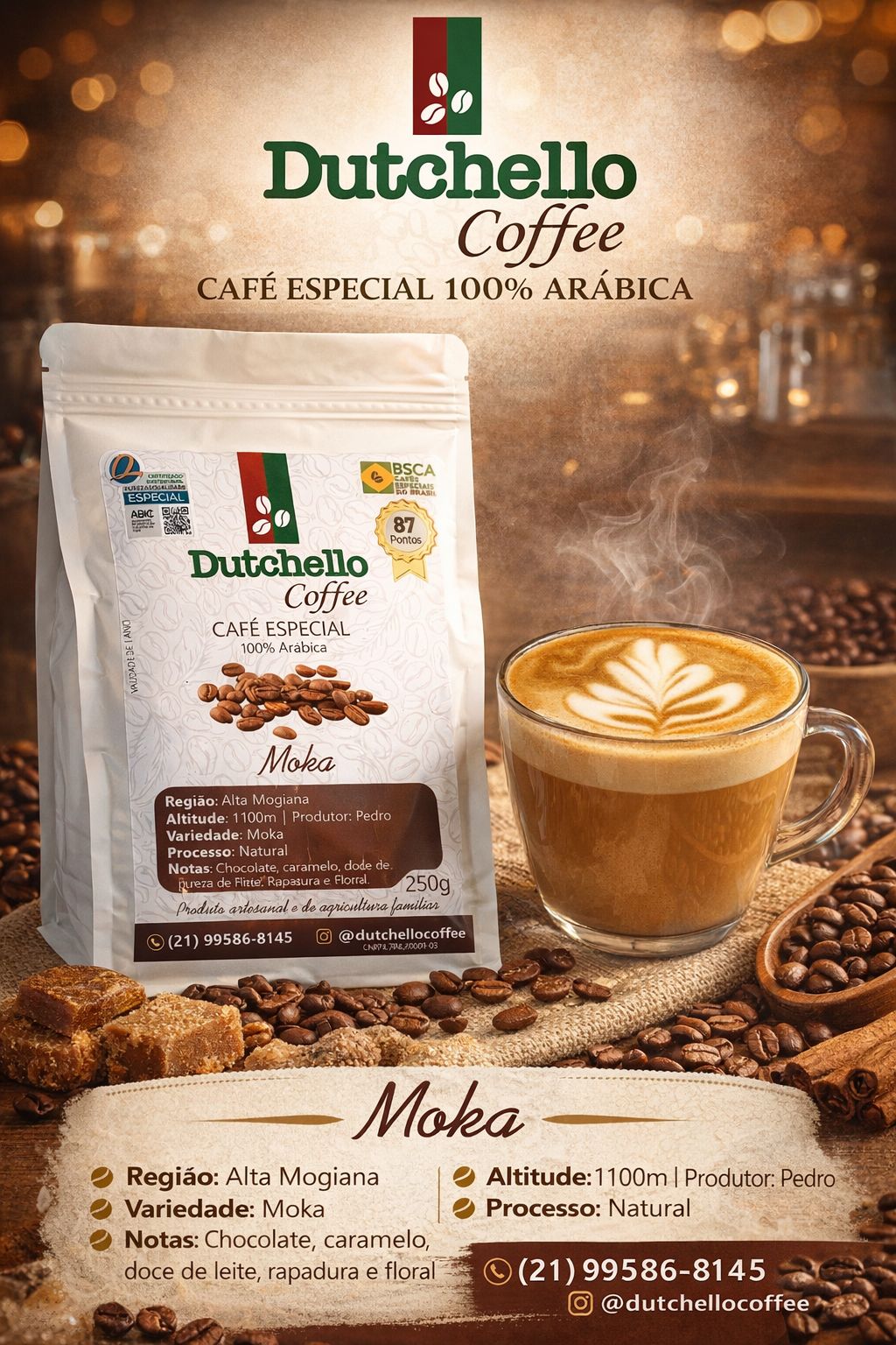Cafe Dutchello Moka 1kg