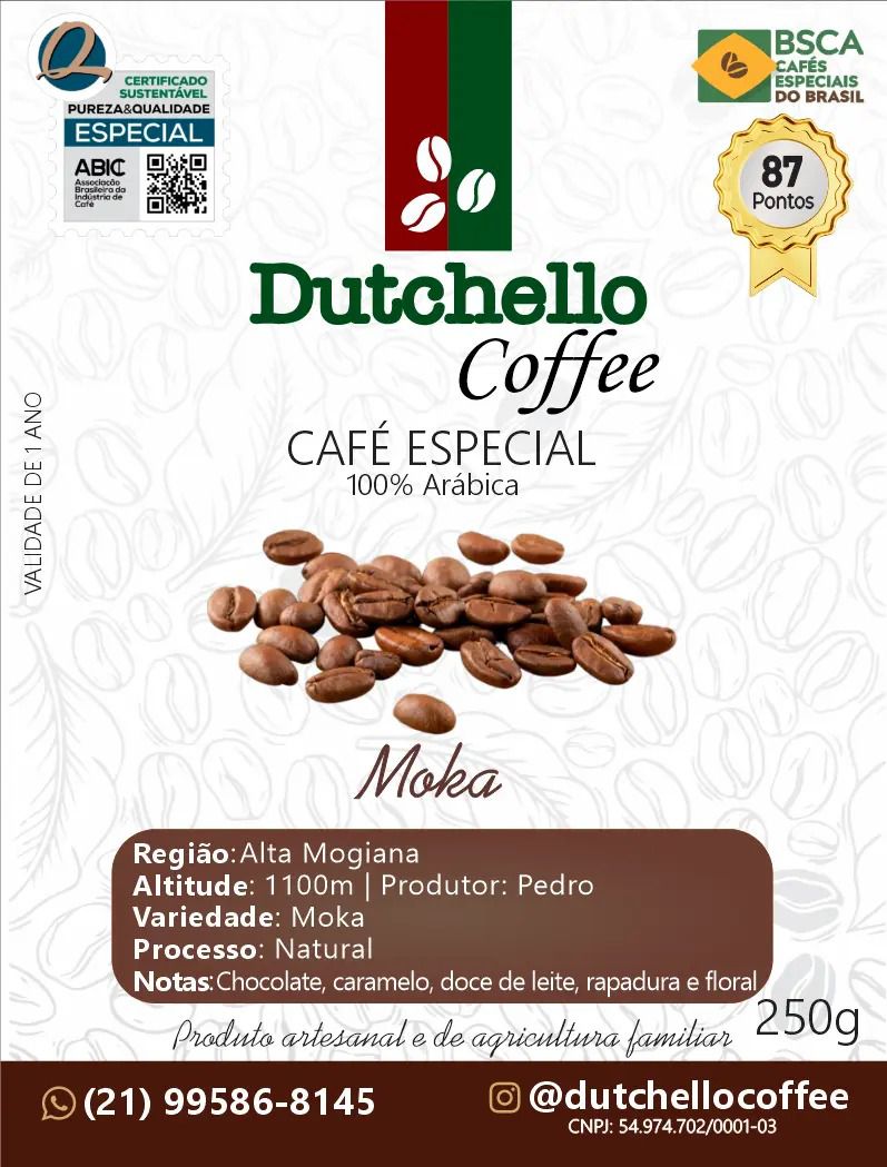 Cafe Dutchello Moka 1kg