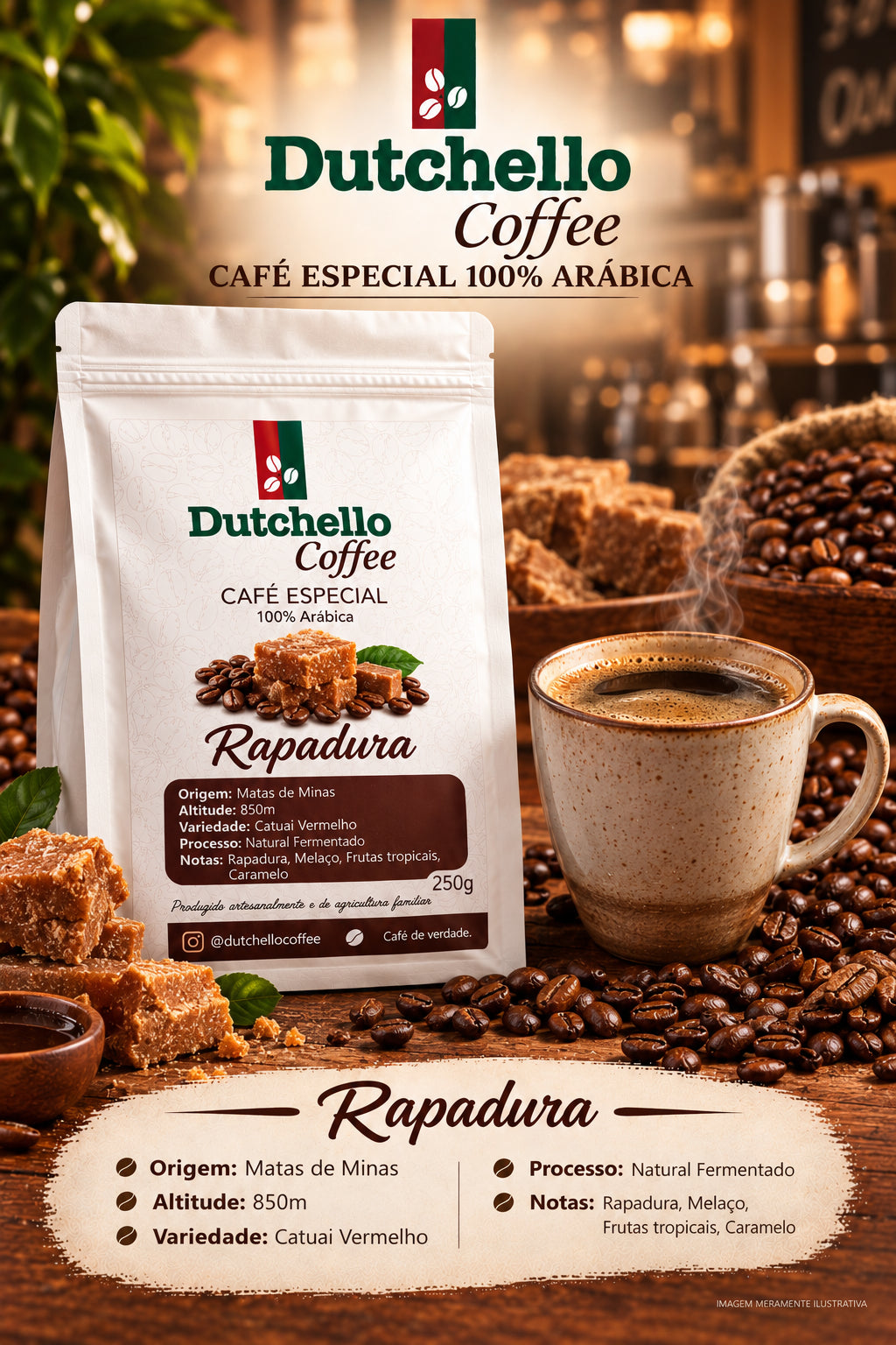 Café Dutchello Rapadura 250g