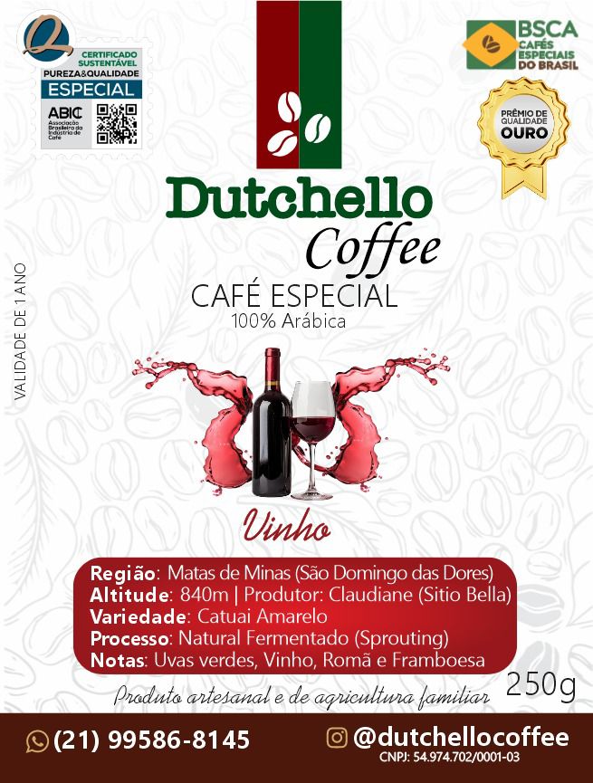 Café Dutchello Vinho 250g