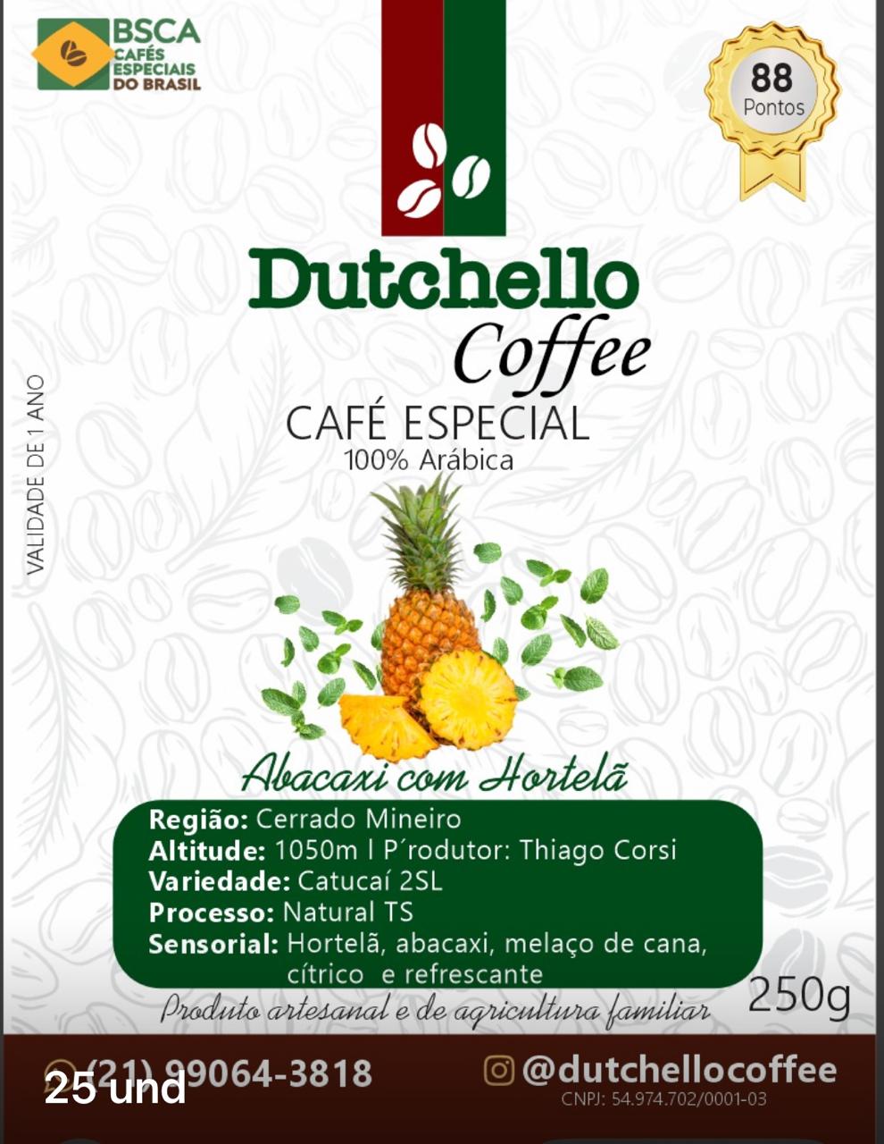 Café Dutchello Abacaxi c/ Hortelã 250g