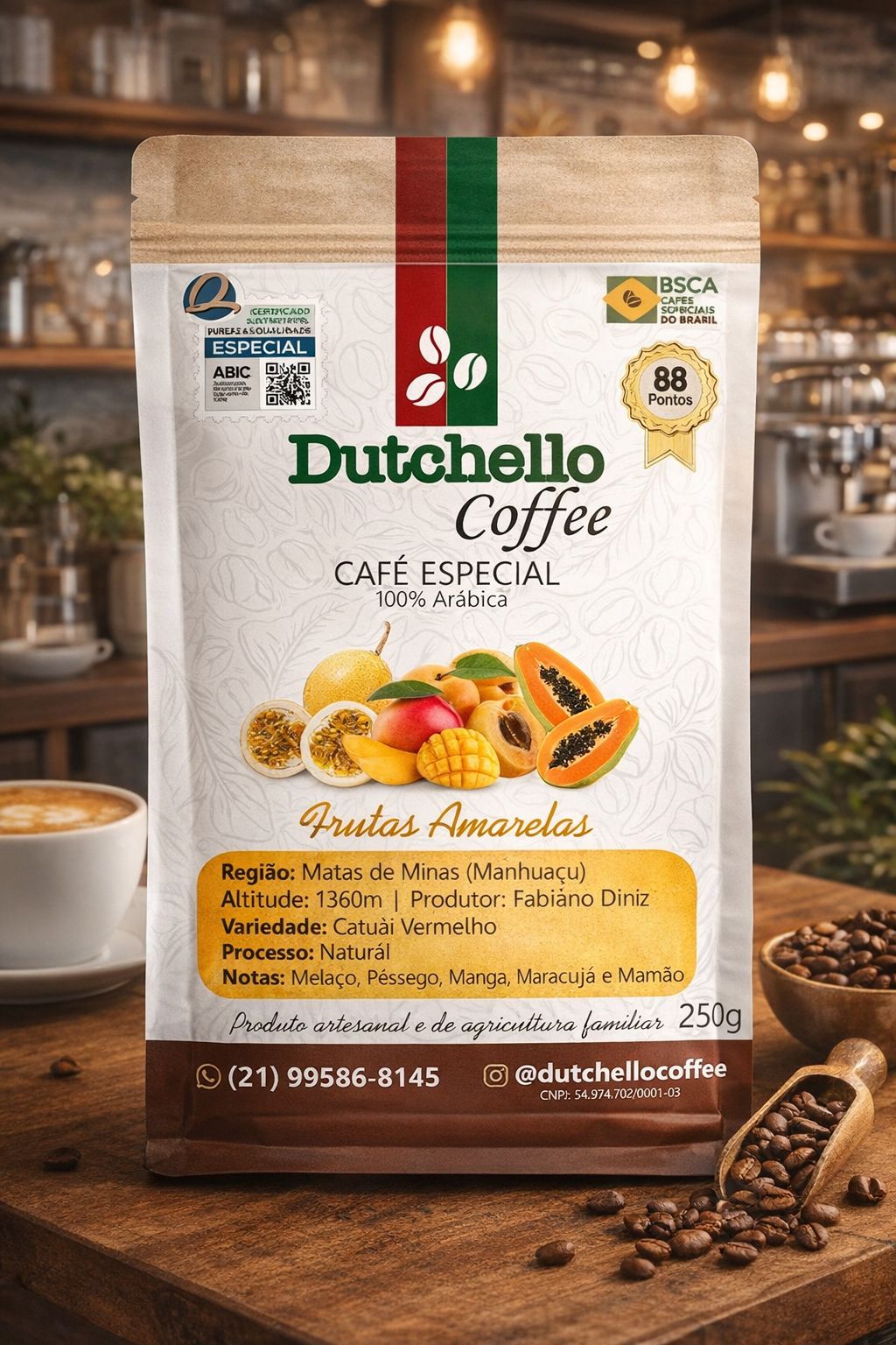 Café Dutchello Frutas Amarelas 250g