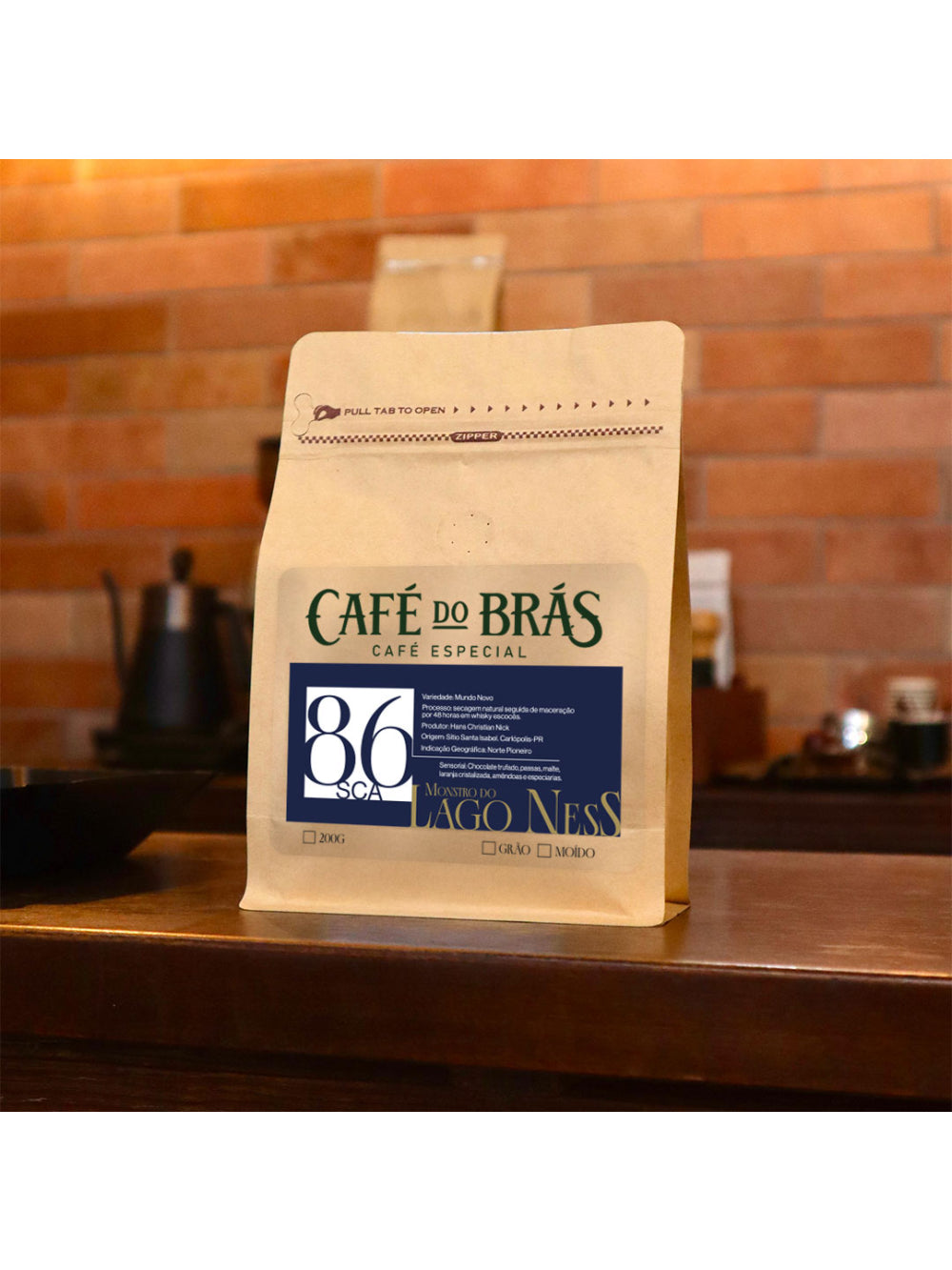 Café do Brás Monstro do Lago Ness 200g