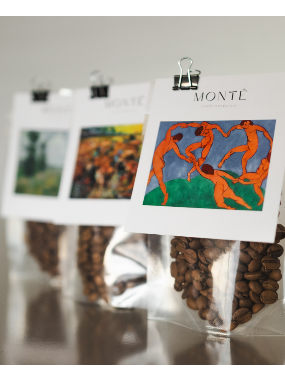 Kit Degustação Montê 3 Cafés Especiais 150g | Moído ou Em Grãos