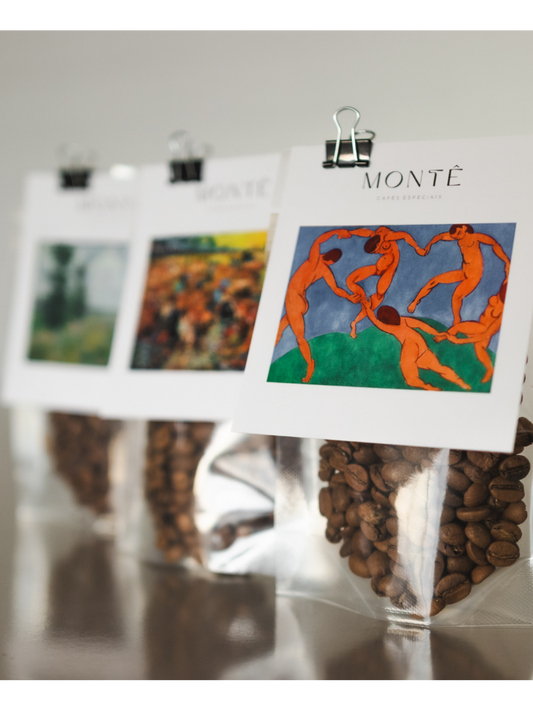 Kit Degustação Montê 3 Cafés Especiais 150g | Moído ou Em Grãos