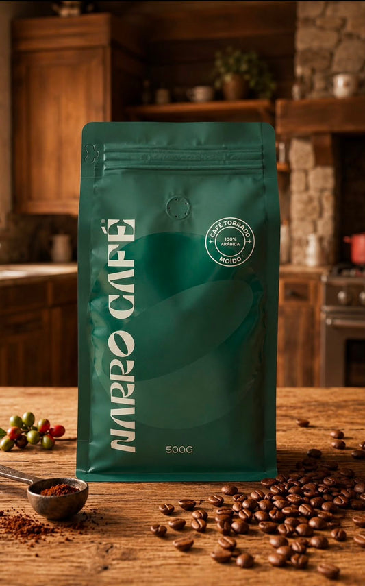 CAFÉ TORRADO MOÍDO 100% ARÁBICA NARRO CAFÉ 500G