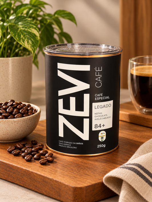 Café Especial Lata em Grãos ZEVI 250g