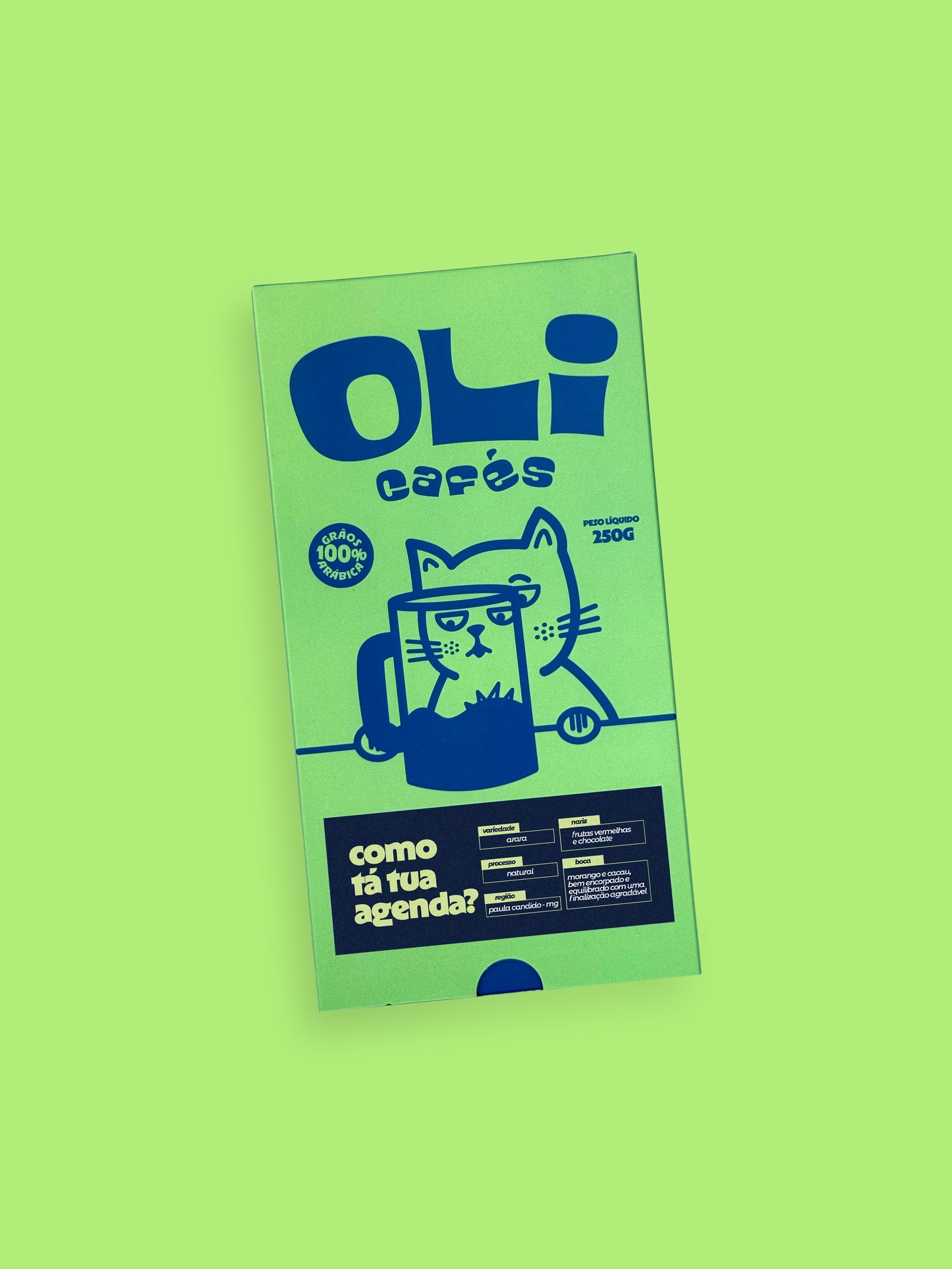 Café Especial Como tá tua agenda? Oli Cafés 250g