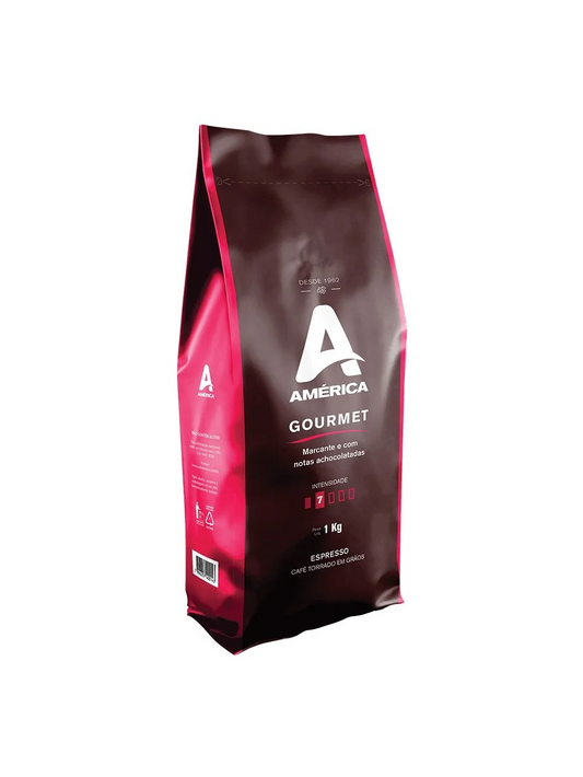 Café Em Grãos Gourmet América 100% Arabica 1kg