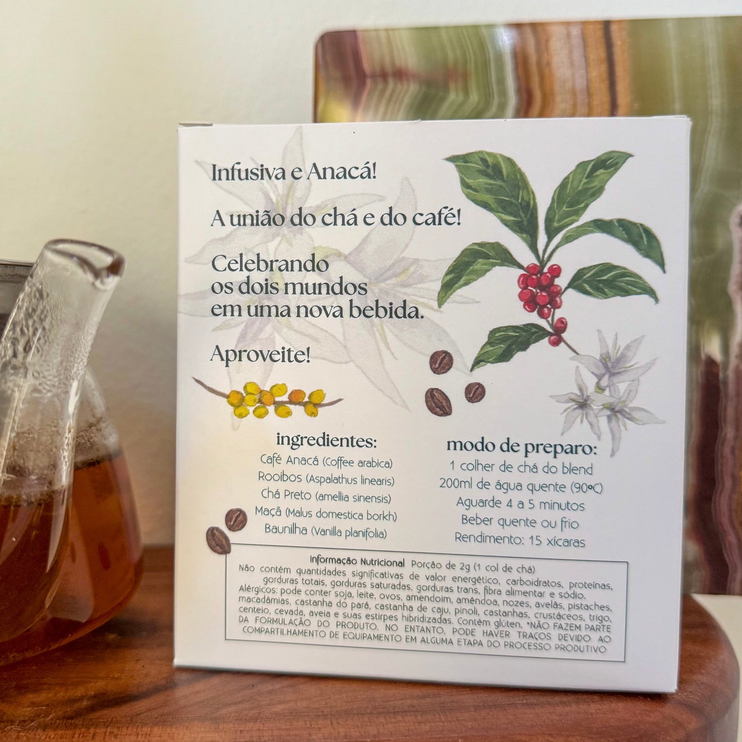 Chafé – Blend de Café com Chá e Baunilha – Infusiva 50g