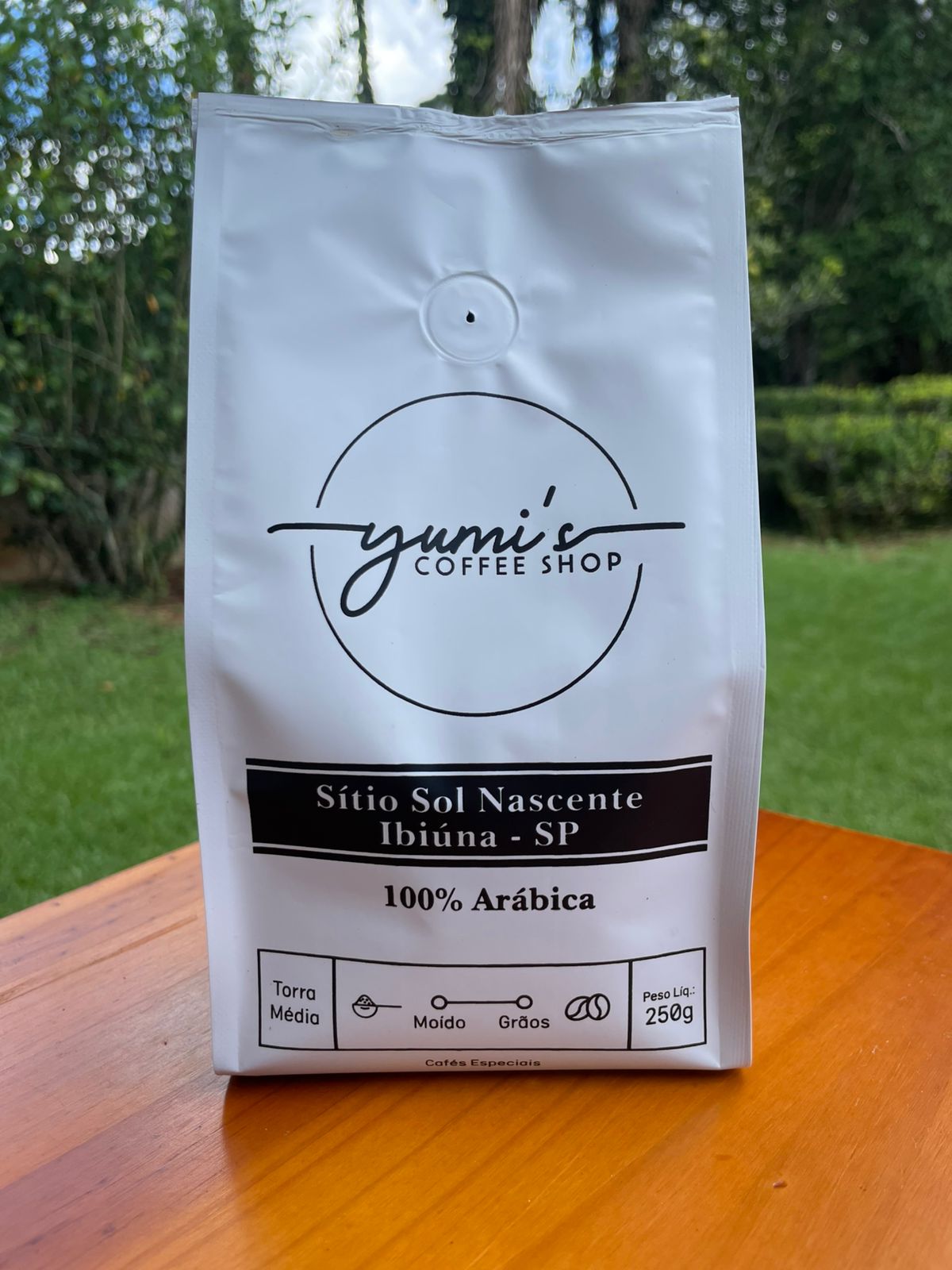 Café Sitío Sol Nascente 84pts 100% Arábica Caramelo Frutado 250g Grãos