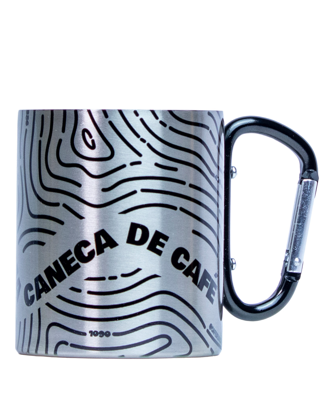 Caneca Café de Bolso com mosquetão 300ml