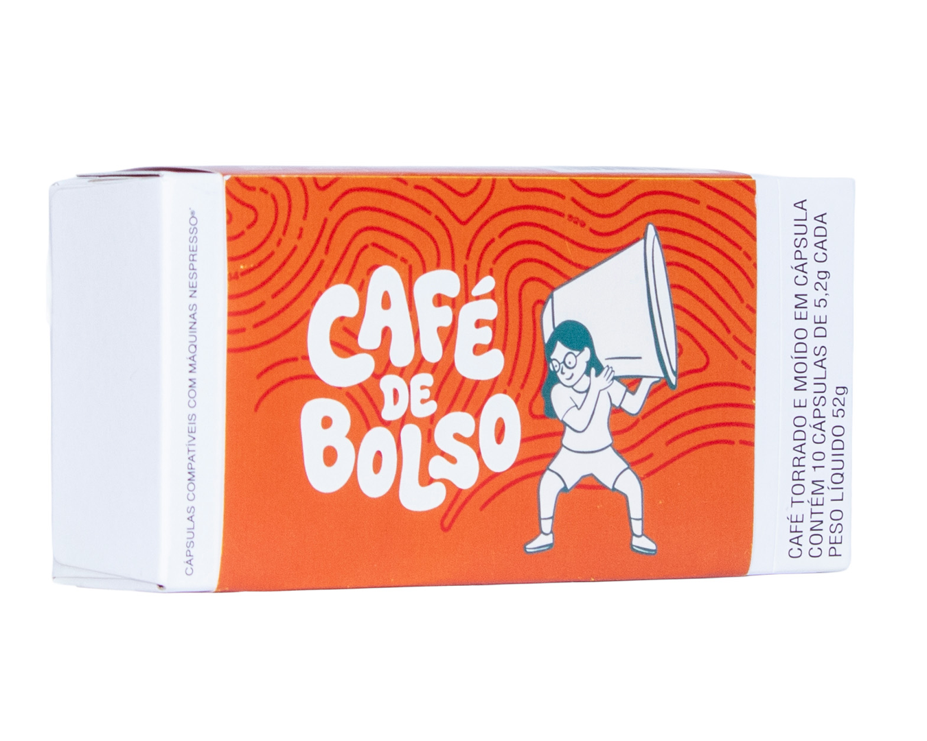 Café de Bolso Emergency Shots 10 Cápsula de Café Especial para Nespresso
