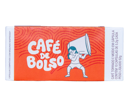 Café de Bolso Emergency Shots 10 Cápsula de Café Especial para Nespresso