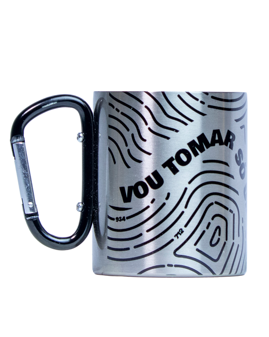Caneca Café de Bolso com mosquetão 300ml