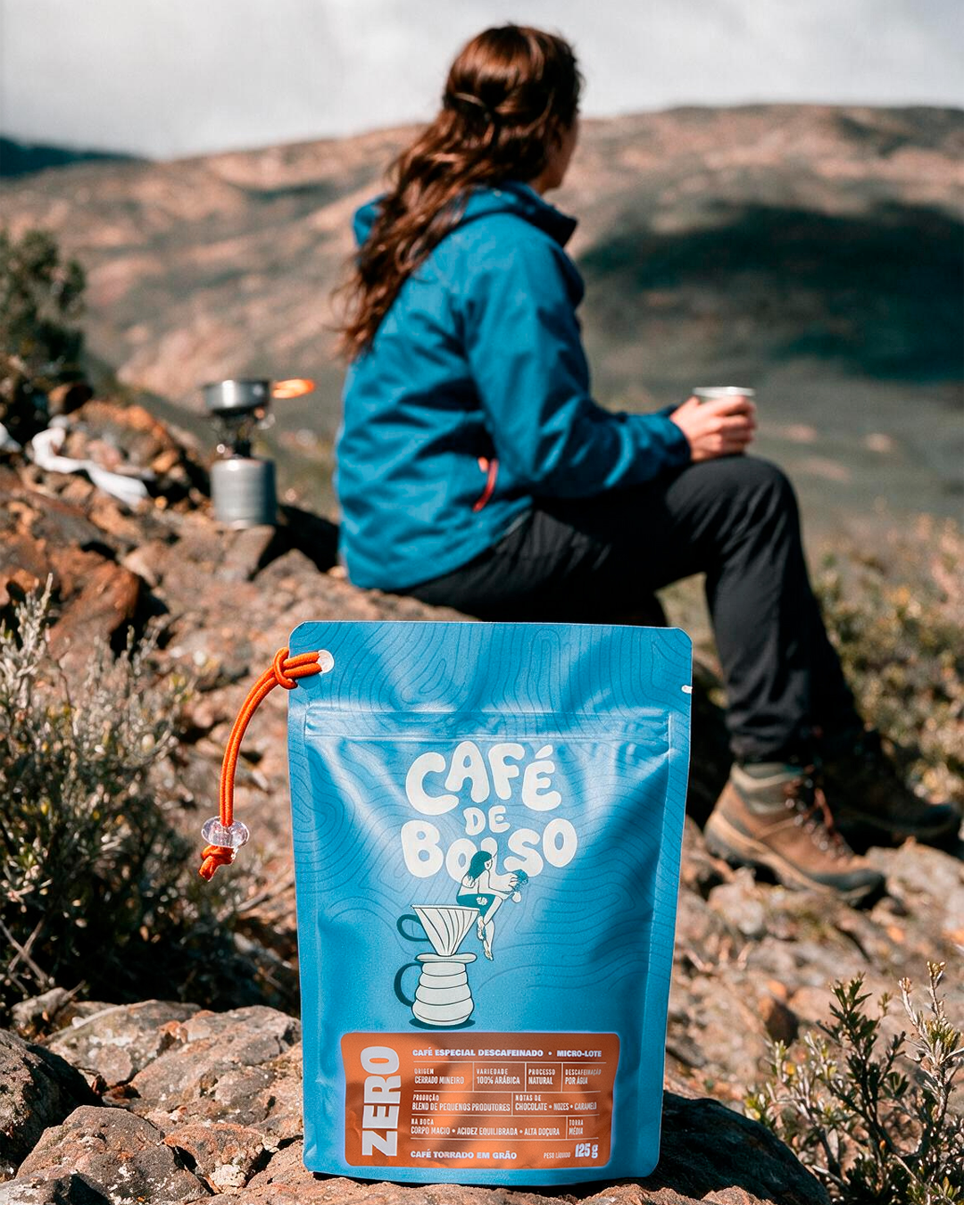 Café Especial Microlote Descafeinado Swiss Water 125g Café de Bolso Zero