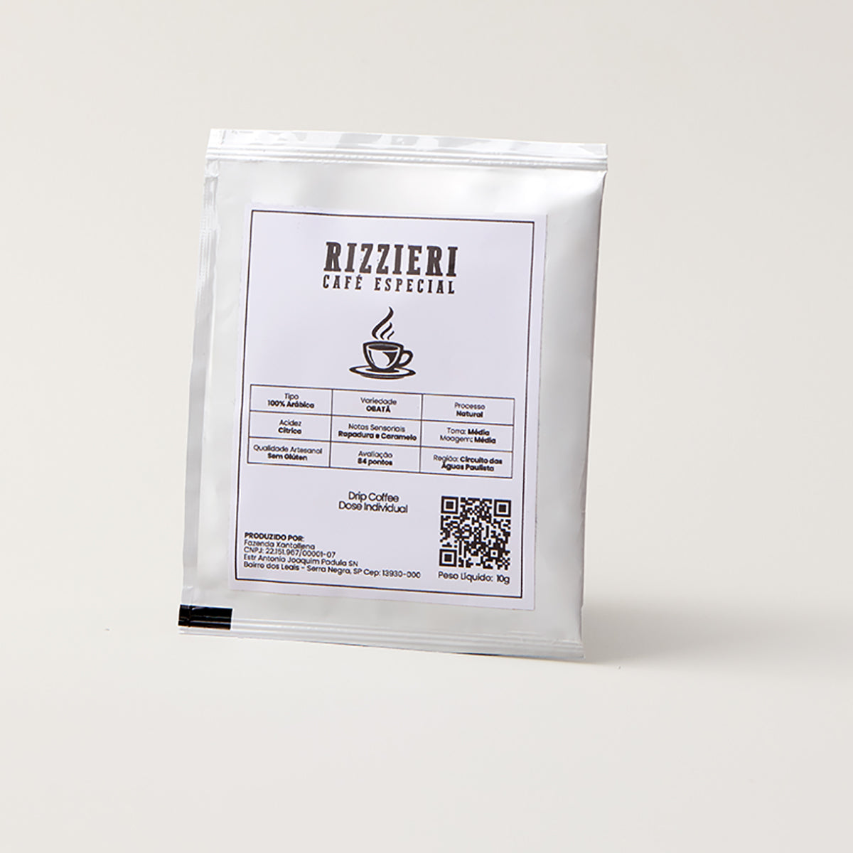 Café Obatã Dripp Coffe 10un Caramelo e Rapadura Rizzieri Café