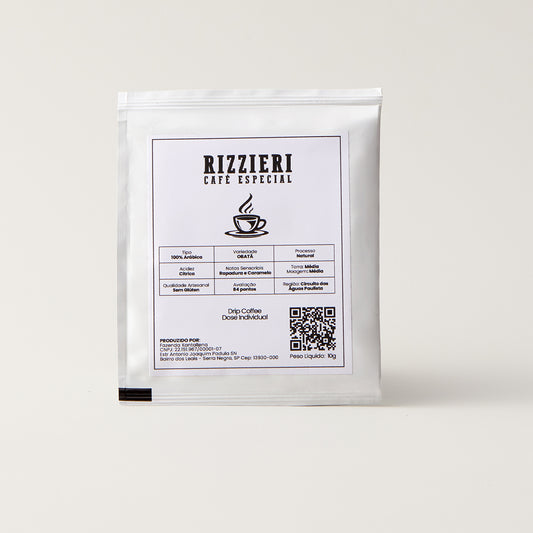 Café Obatã Dripp Coffe 10un Caramelo e Rapadura Rizzieri Café