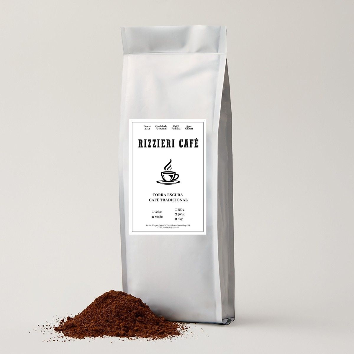 Café Tradicional Moido 1kg Rizzieri Café