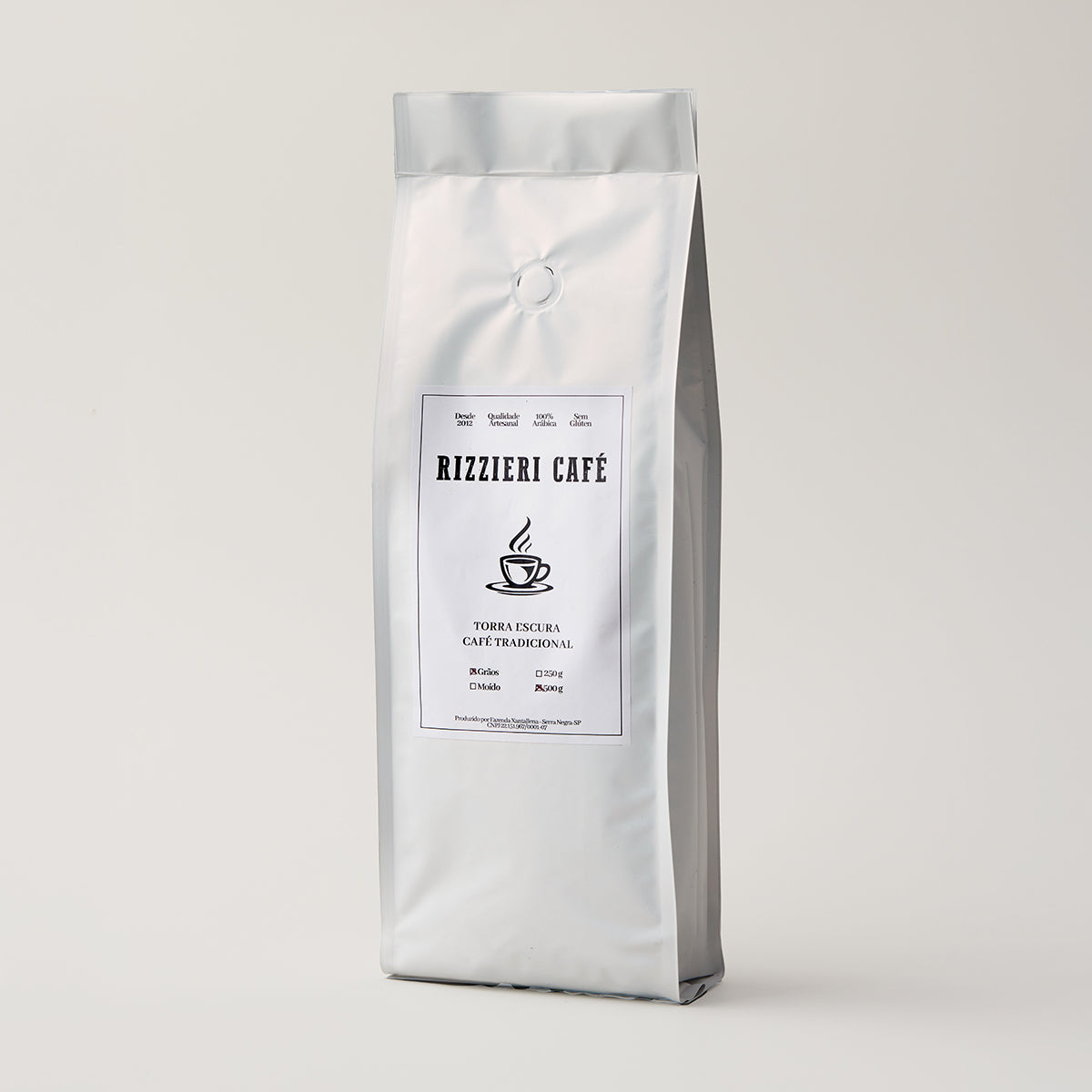 Café Tradicional em Grãos 500g Rizzieri Café