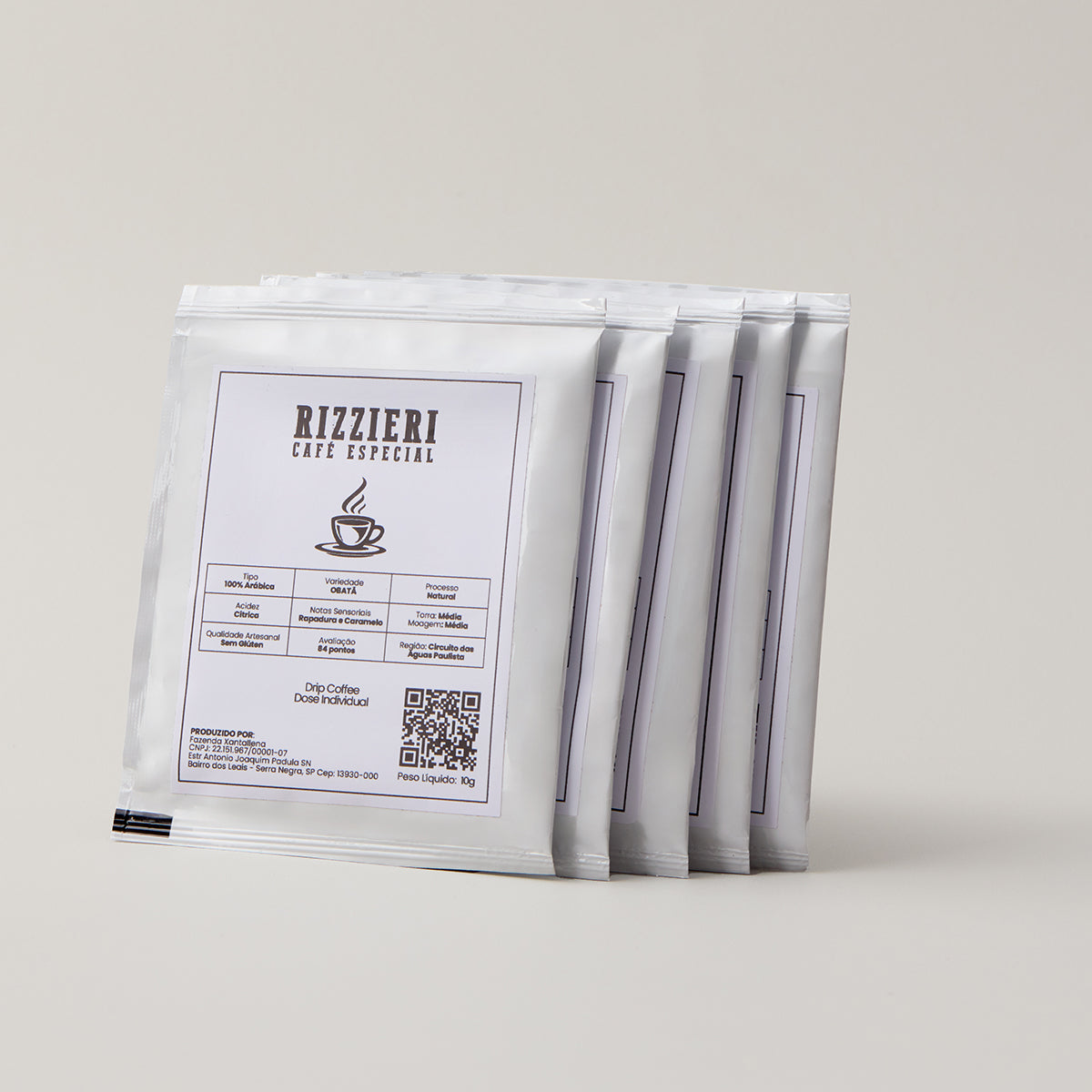 Café Obatã Dripp Coffe 10un Caramelo e Rapadura Rizzieri Café