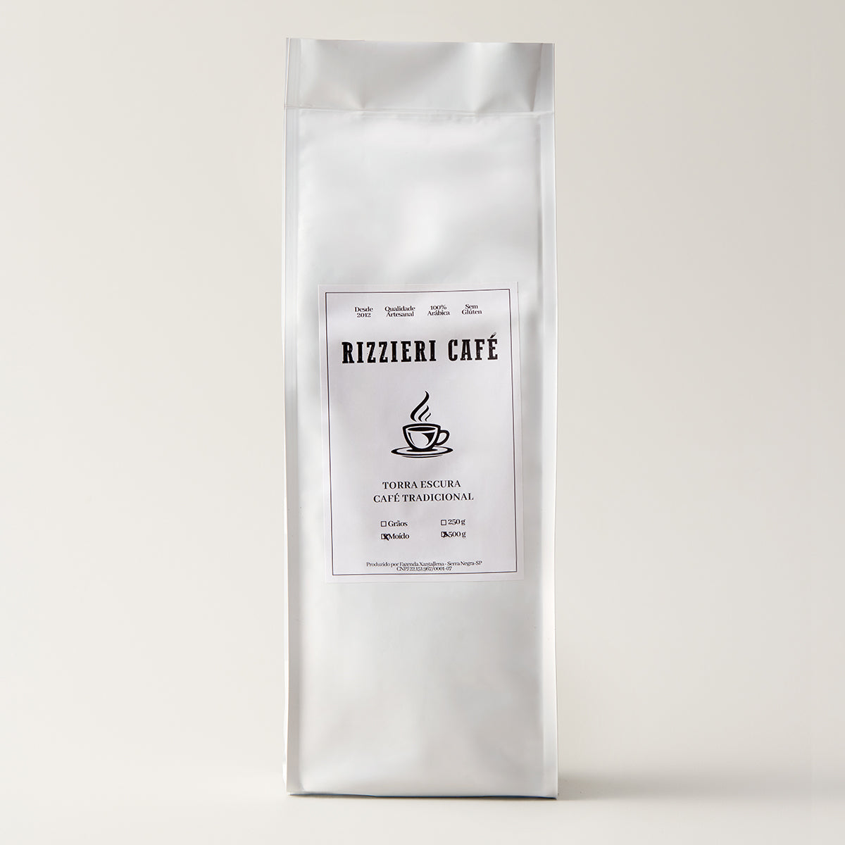 Café Tradicional Moido 500g Rizzieri Café