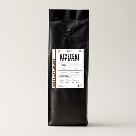 Café Catucai em Grãos 1Kg Chocolate Amargo Rizzieri Café