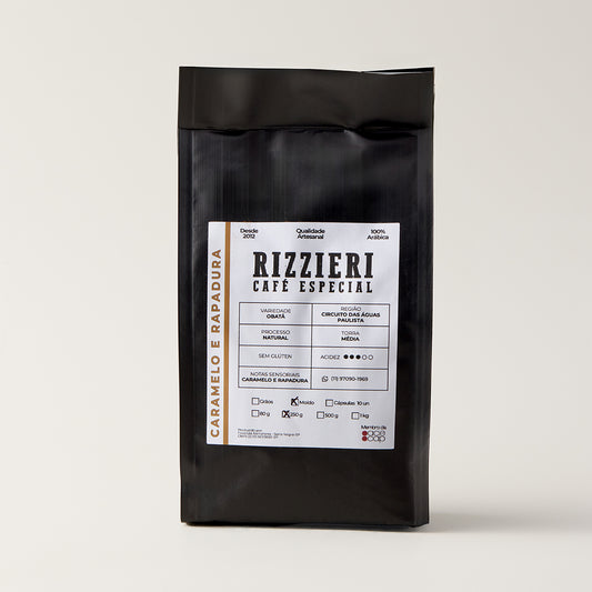 Café Obatã Moido 250g Caramelo e Rapadura Rizzieri Café