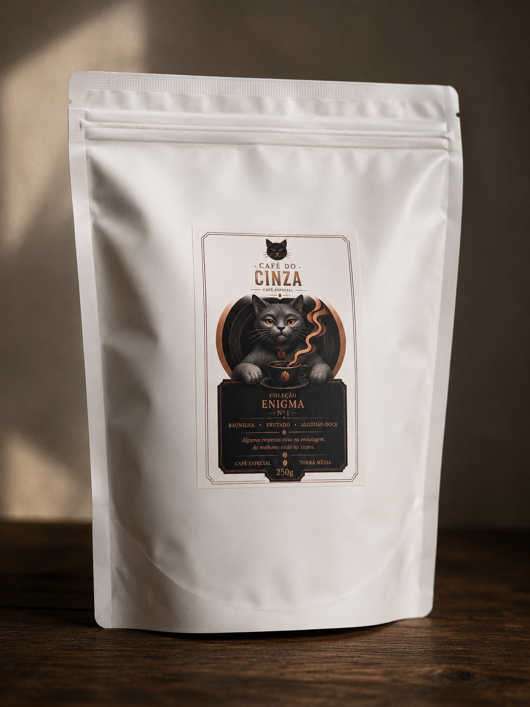 Café do Cinza Coleção Enigma n1 Grãos 250g