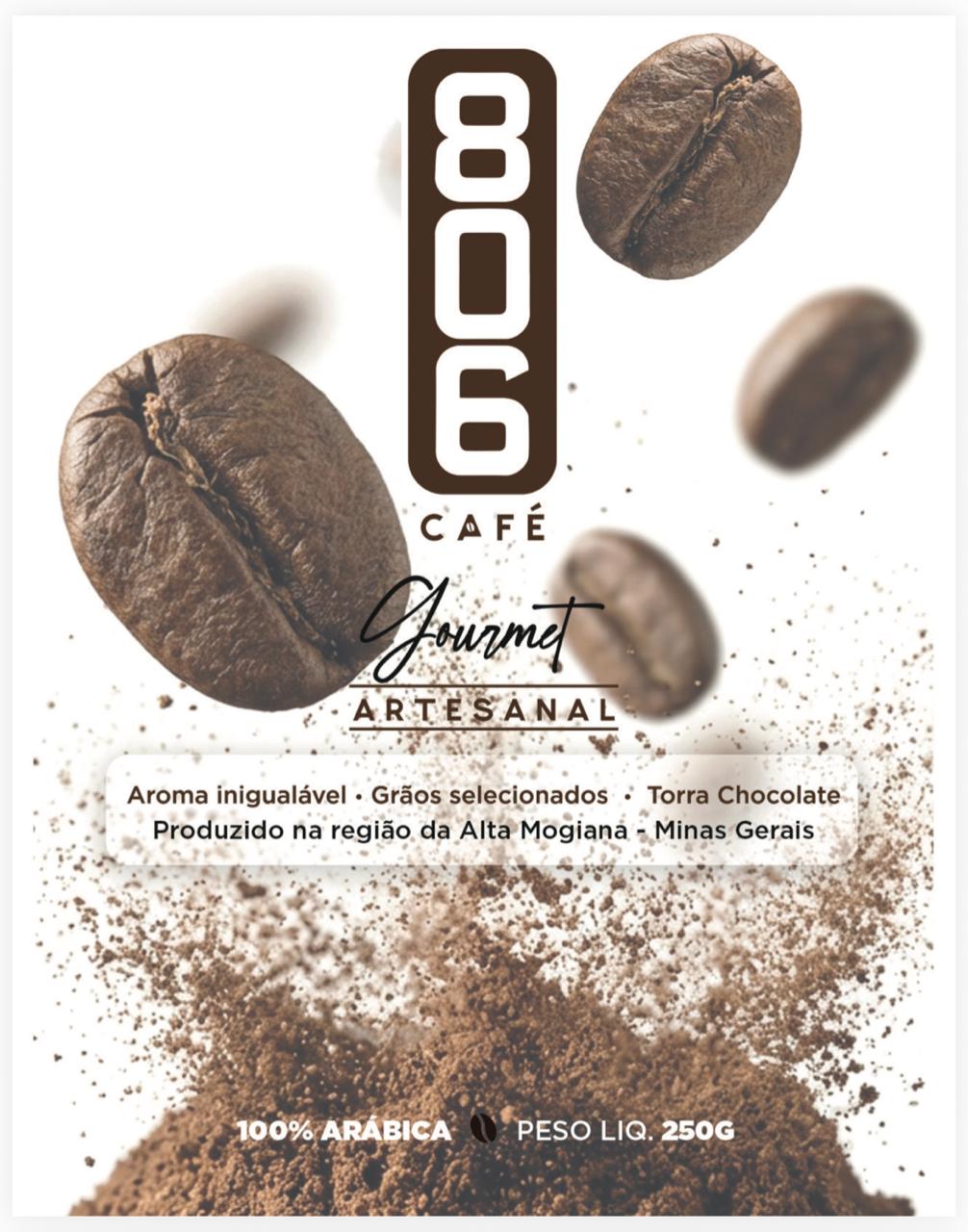 Café Gourmet Artesanal 250g moído 806Café