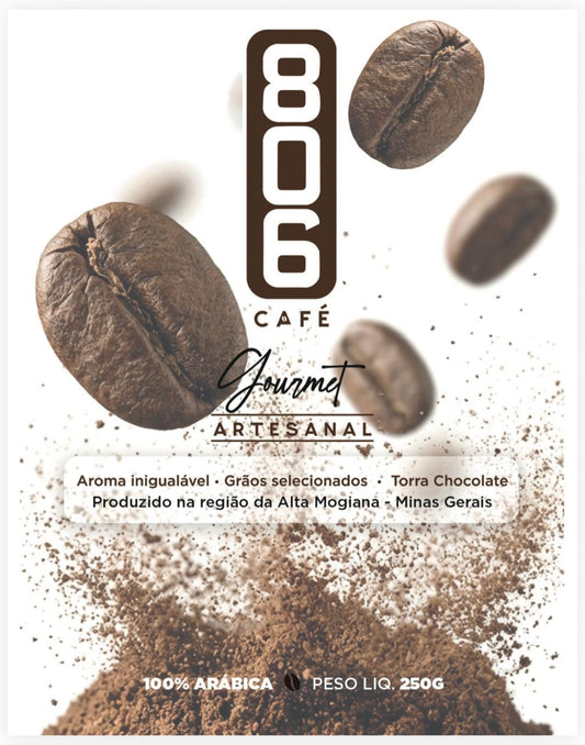 Café Gourmet Artesanal 250g moído 806Café