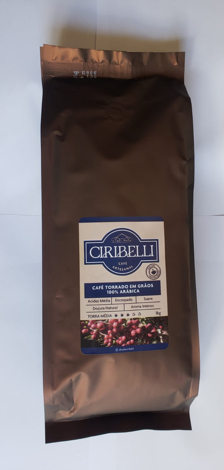 Café Ciribelli Especial Torrado em Grãos 1kg