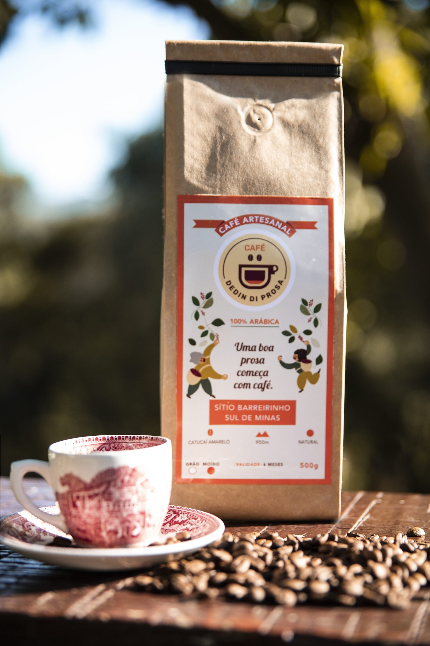 Café Especial Artesanal Catucaí Amarelo Dedindiprosa moído