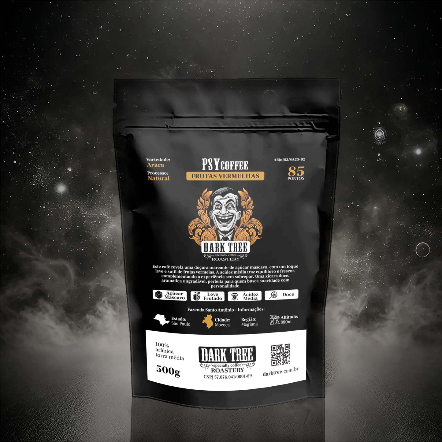 Arara Frutas Vermelhas Dark Tree Roastery Em Grãos ou Moído