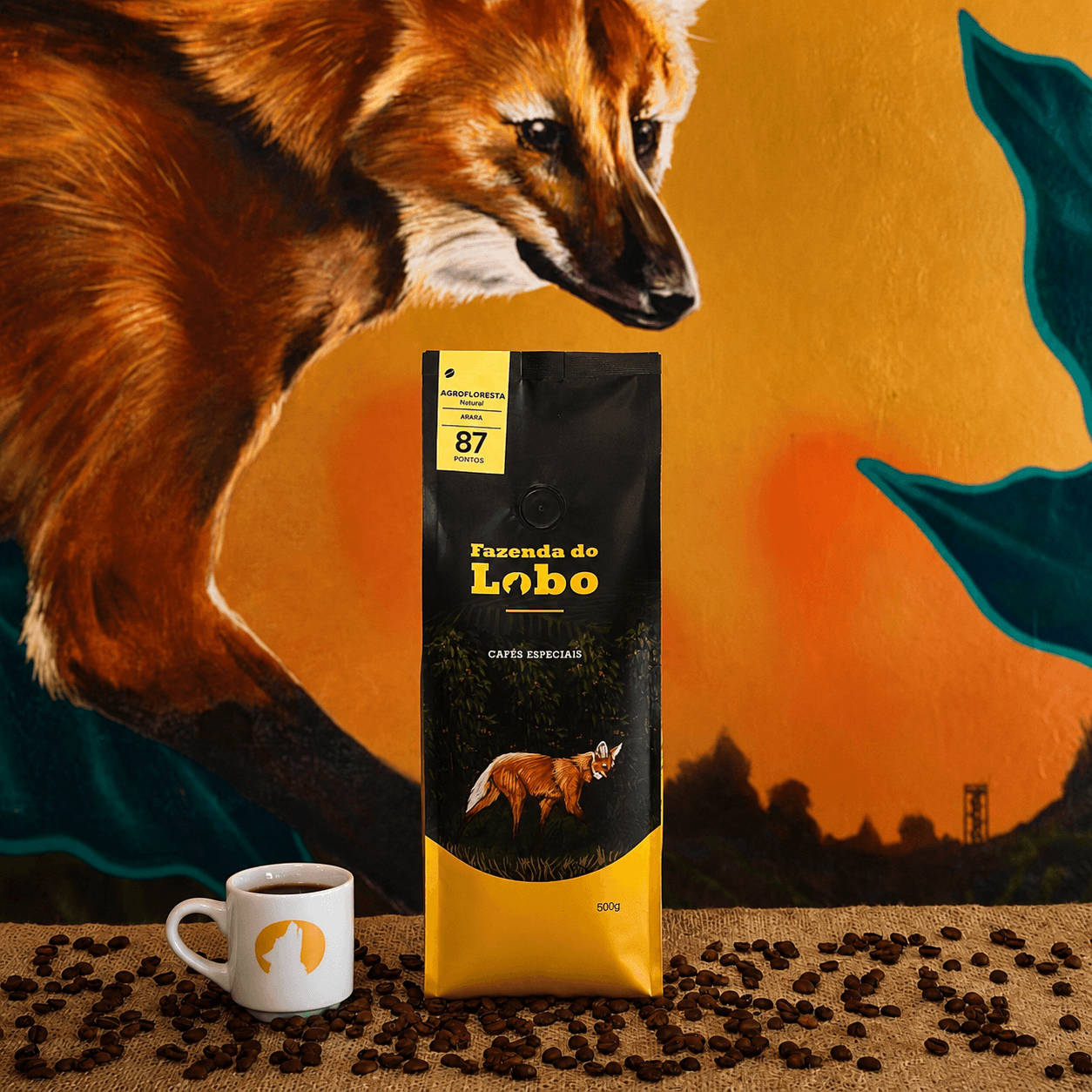 Café Especial 87Pts Agrofloresta 500g 100% Arábica Fazenda do Lobo