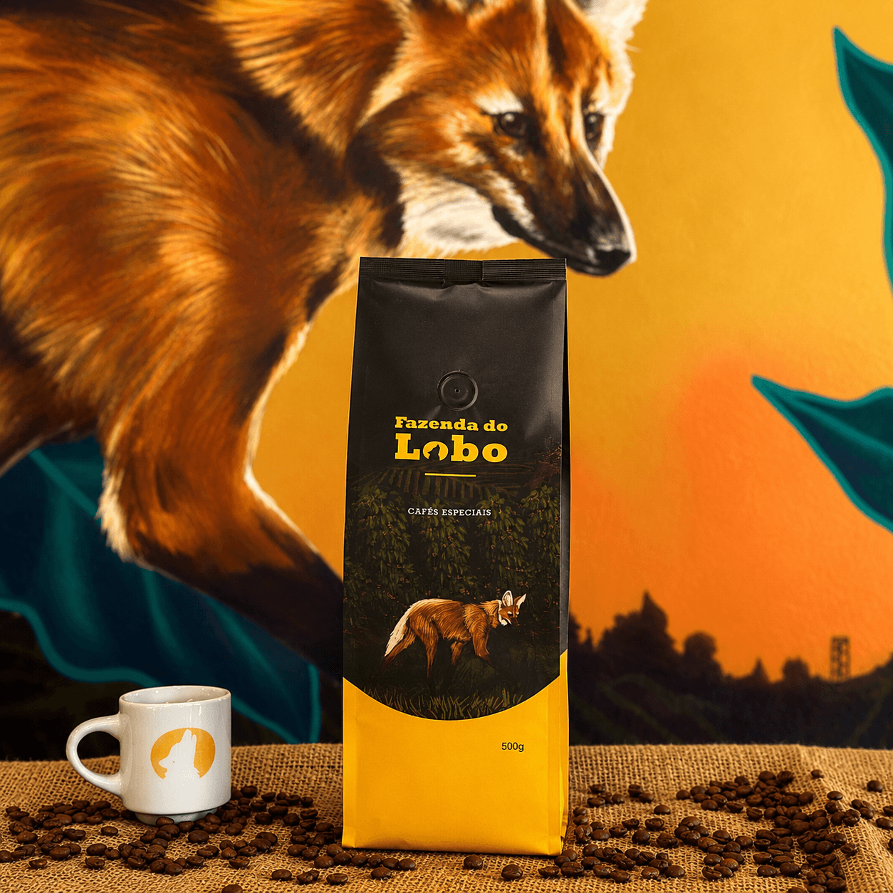 Café Especial 84Pts 500g 100% Arábica Fazenda do Lobo