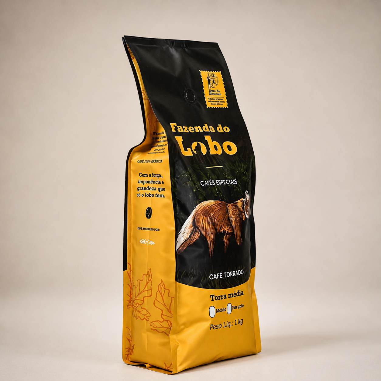 Café Especial 84Pts 1kg 100% Arábica Fazenda do Lobo
