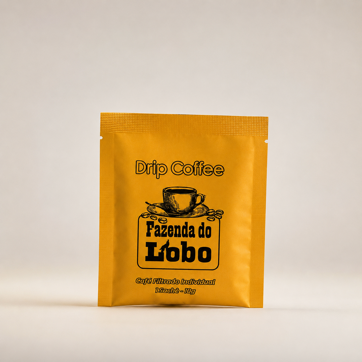 Kit 4un Drip Coffee Café Especial 10 Sachês 100% Arábica Fazenda do Lobo