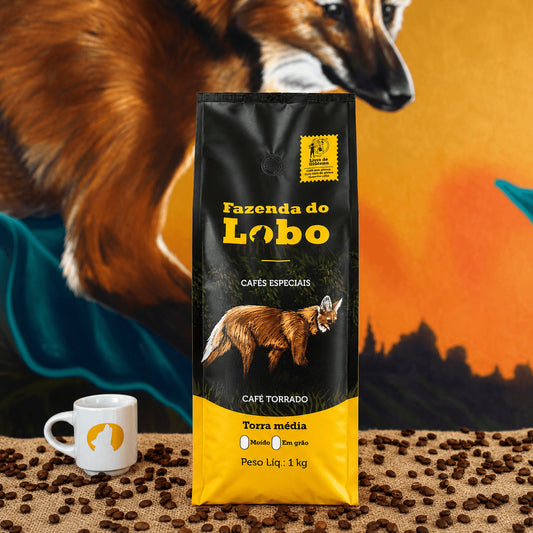 Café Especial 84Pts Padrão 1kg 100% Arábica Fazenda do Lobo