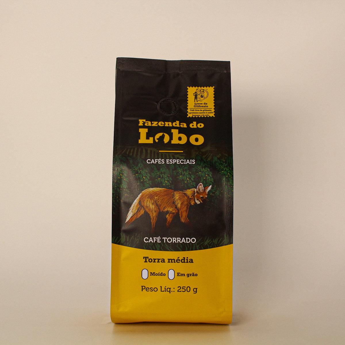 Café Especial 84Pts 250g 100% Arábica Fazenda do Lobo