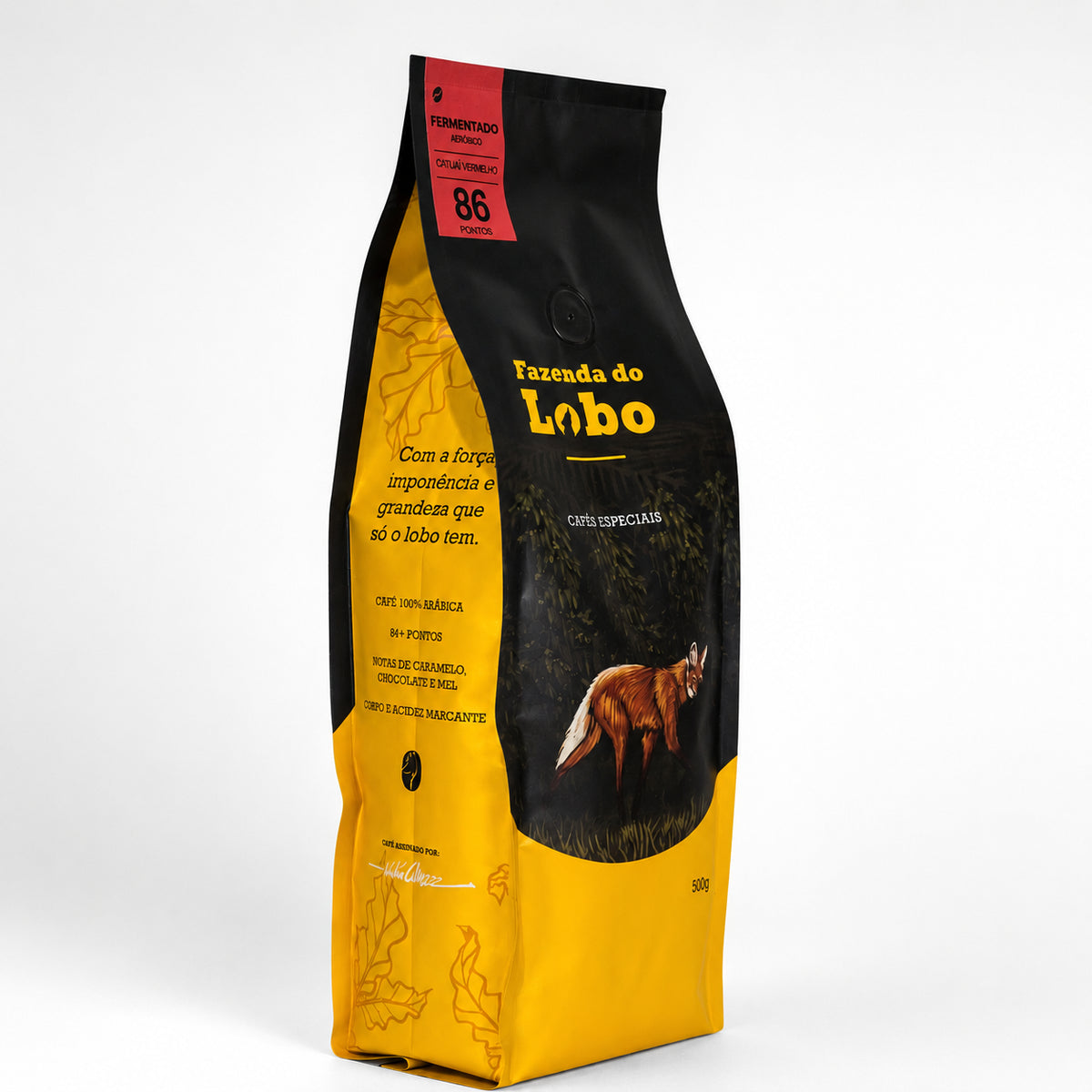 Café Especial 86Pts Fermentado 500g 100% Arábica Fazenda do Lobo