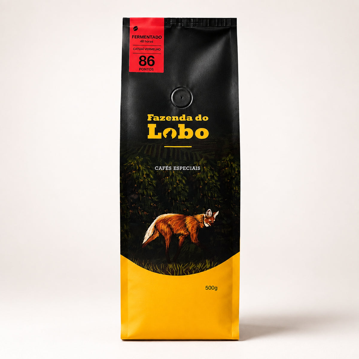 Café Especial 86Pts Fermentado 500g 100% Arábica Fazenda do Lobo