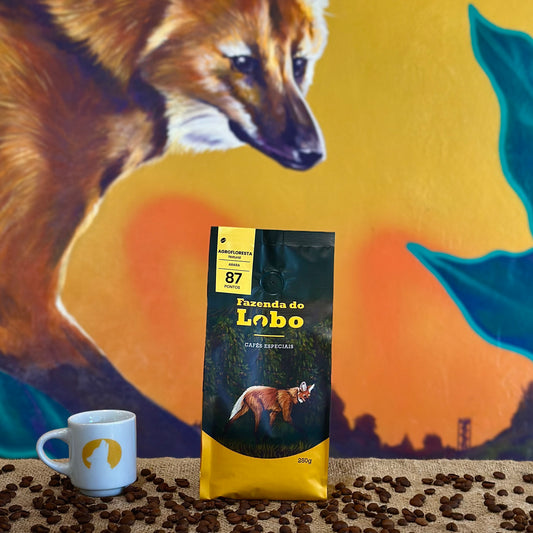 Café Especial 87Pts Agrofloresta 250g 100% Arábica Fazenda do Lobo
